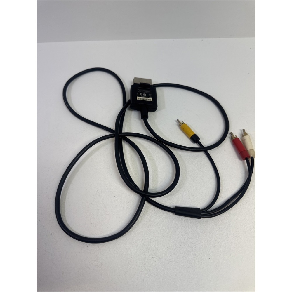 Microsoft Xbox 360 Genuine Official OEM Composite A/V Cable X821376-001 Used
